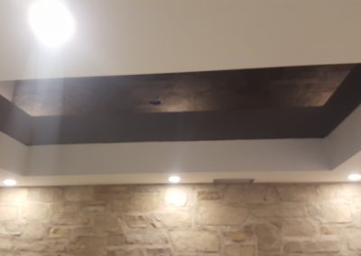 Plafond tendu avec retroeclairage D